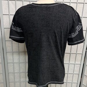 Tristan Black Short-Sleeve Graphic Crew Tee